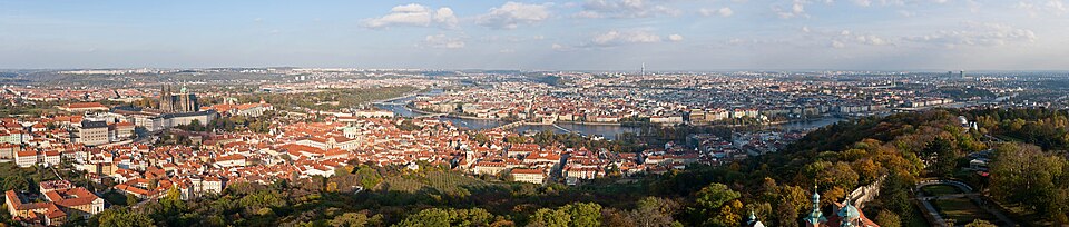 A panoramic view of Prague, the city where Gerty Cori was born